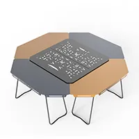 折りたたみ式ステンレス バーベキュー スプライシング キャンプ テーブルの卸売