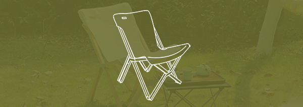 木製キャンプ・チェア