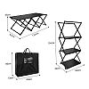 2-1 Folding Camping Table and Shelf - 60C20L