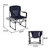 Mini Pack Director Chair with Side Table - 60C08J