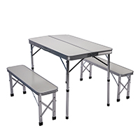 ポータブルキャンプテーブルと椅子のセット