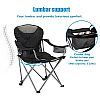 Quad Camping-Klappstuhl mit Armlehne - 60C05U