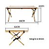 Wood and Bamboo Camping Table - 60C10A