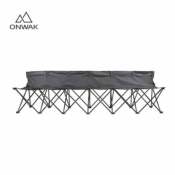 折りたたみ式スチールマルチパーソンフットボールキャンプチェア卸売